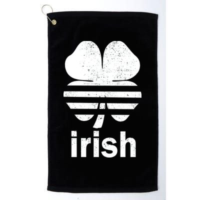 Irish Clover Soccer Logo St. Patricks Day Golf Towel