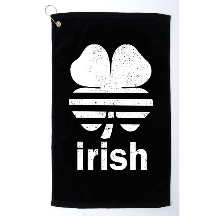 Irish Clover Soccer Logo St. Patricks Day Golf Towel