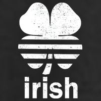 Irish Clover Soccer Logo St. Patricks Day Golf Towel