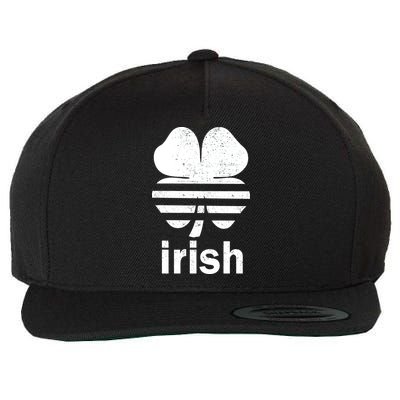 Irish Clover Soccer Logo St. Patricks Day Wool Snapback Cap