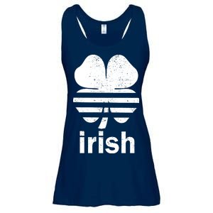 Irish Clover Soccer Logo St. Patricks Day Ladies Essential Flowy Tank