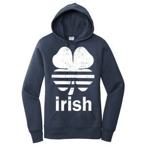 Irish Clover Soccer Logo St. Patricks Day Women's Pullover Hoodie