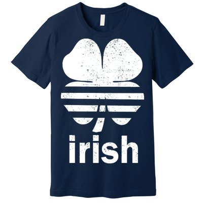 Irish Clover Soccer Logo St. Patricks Day Premium T-Shirt