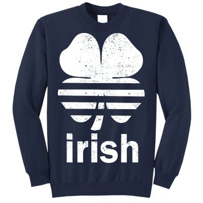 Irish Clover Soccer Logo St. Patricks Day Tall Sweatshirt