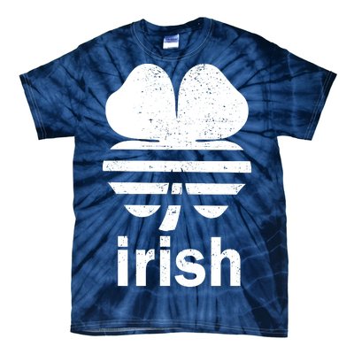 Irish Clover Soccer Logo St. Patricks Day Tie-Dye T-Shirt