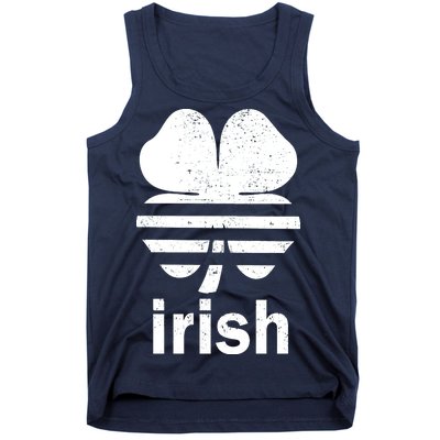 Irish Clover Soccer Logo St. Patricks Day Tank Top