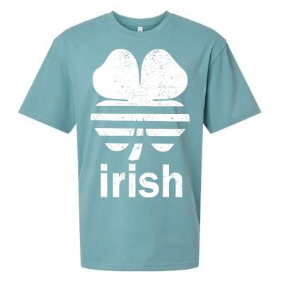 Irish Clover Soccer Logo St. Patricks Day Sueded Cloud Jersey T-Shirt