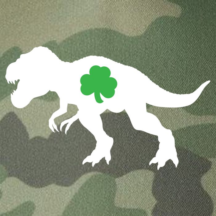 Irish Clover T-Rex Legacy Tie Dye Trucker Hat