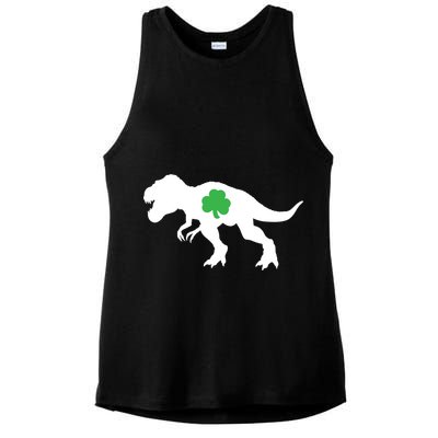 Irish Clover T-Rex Ladies PosiCharge Tri-Blend Wicking Tank