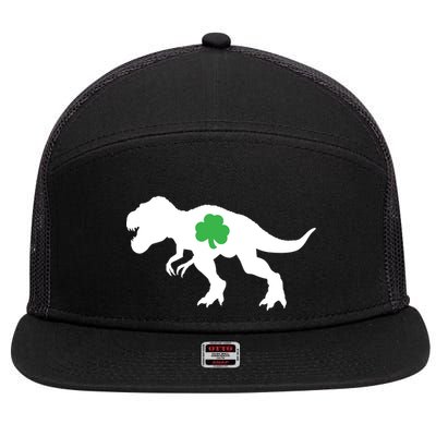 Irish Clover T-Rex 7 Panel Mesh Trucker Snapback Hat