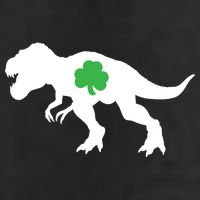 Irish Clover T-Rex 7 Panel Mesh Trucker Snapback Hat