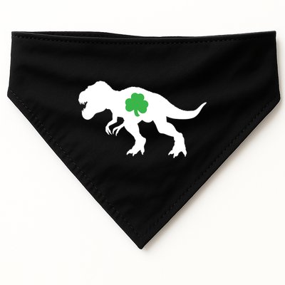 Irish Clover T-Rex USA-Made Doggie Bandana