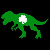 Irish Clover T-Rex Mug