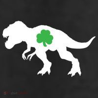 Irish Clover T-Rex 11oz C Handle Ceramic Mug