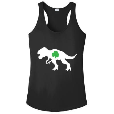 Irish Clover T-Rex Ladies PosiCharge Competitor Racerback Tank