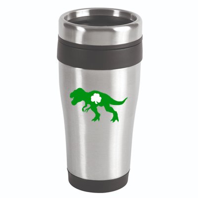 Irish Clover T-Rex 16oz Travel Tumbler