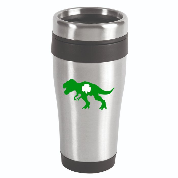 Irish Clover T-Rex 16oz Travel Tumbler