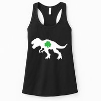 Irish Clover T-Rex Womens Tank Top