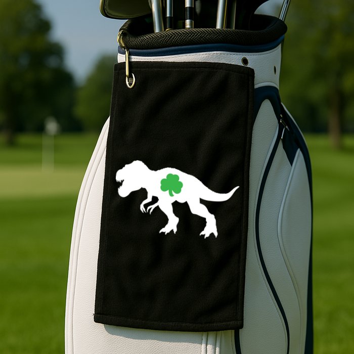 Irish Clover T-Rex Golf Towel