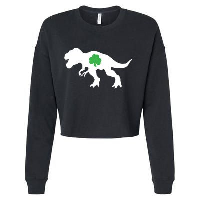 Irish Clover T-Rex Cropped Pullover Crew