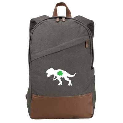 Irish Clover T-Rex Cotton Canvas Backpack