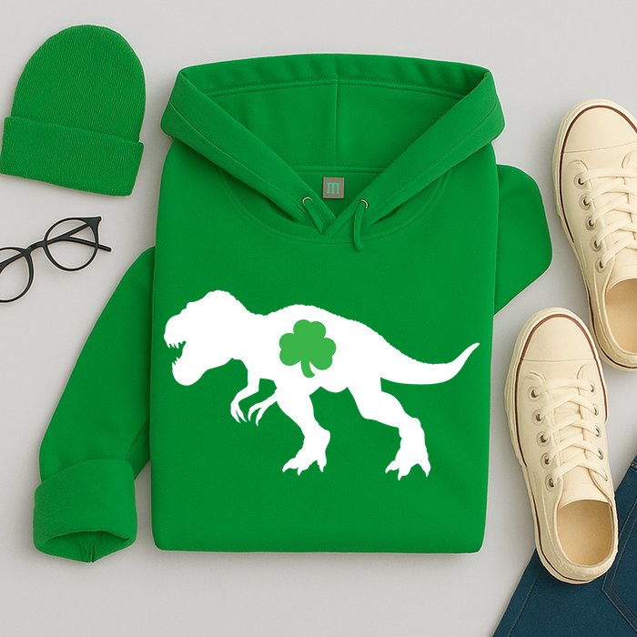 Irish Clover T-Rex Hoodie
