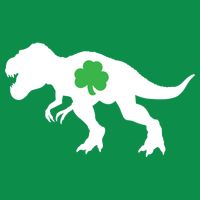 Irish Clover T-Rex Hoodie