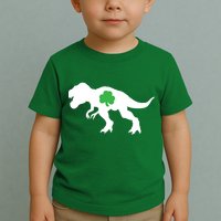 Irish Clover T-Rex Toddler T-Shirt