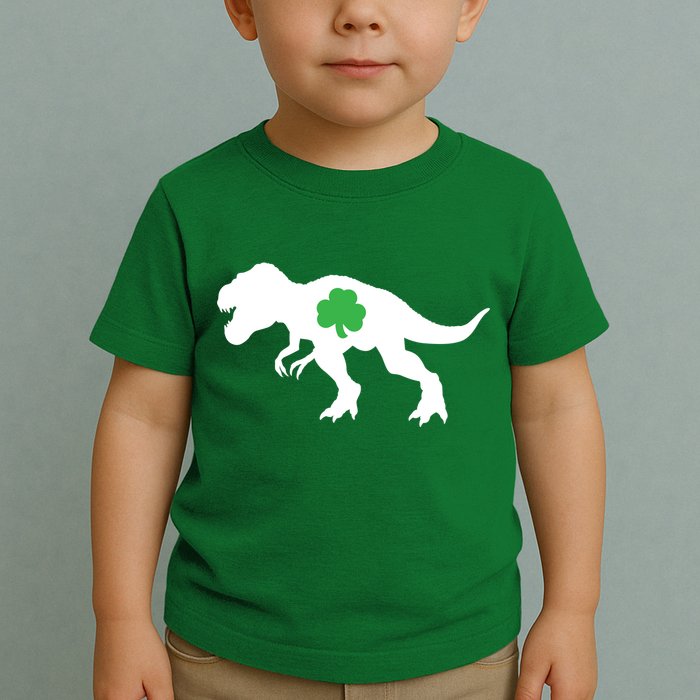 Irish Clover T-Rex Toddler T-Shirt