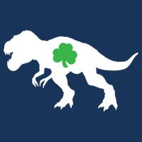 Irish Clover T-Rex Infant Baby Jersey Bodysuit