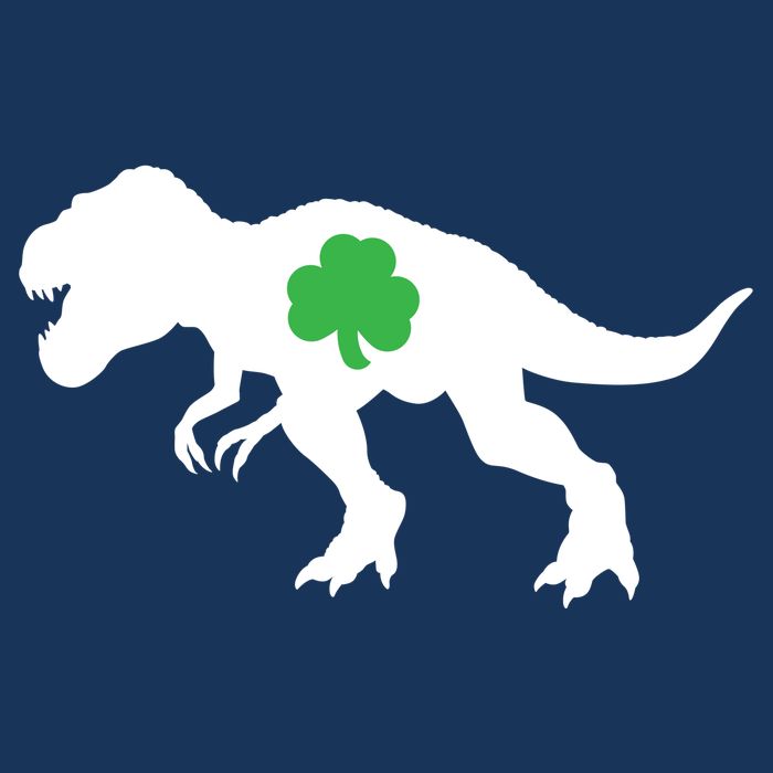 Irish Clover T-Rex Infant Baby Jersey Bodysuit