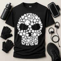 Irish Clovers St. Patrick's Day Skull Performance Shirt