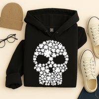 Irish Clovers St. Patrick's Day Skull Hoodie