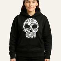 Irish Clovers St. Patrick's Day Skull Hoodie