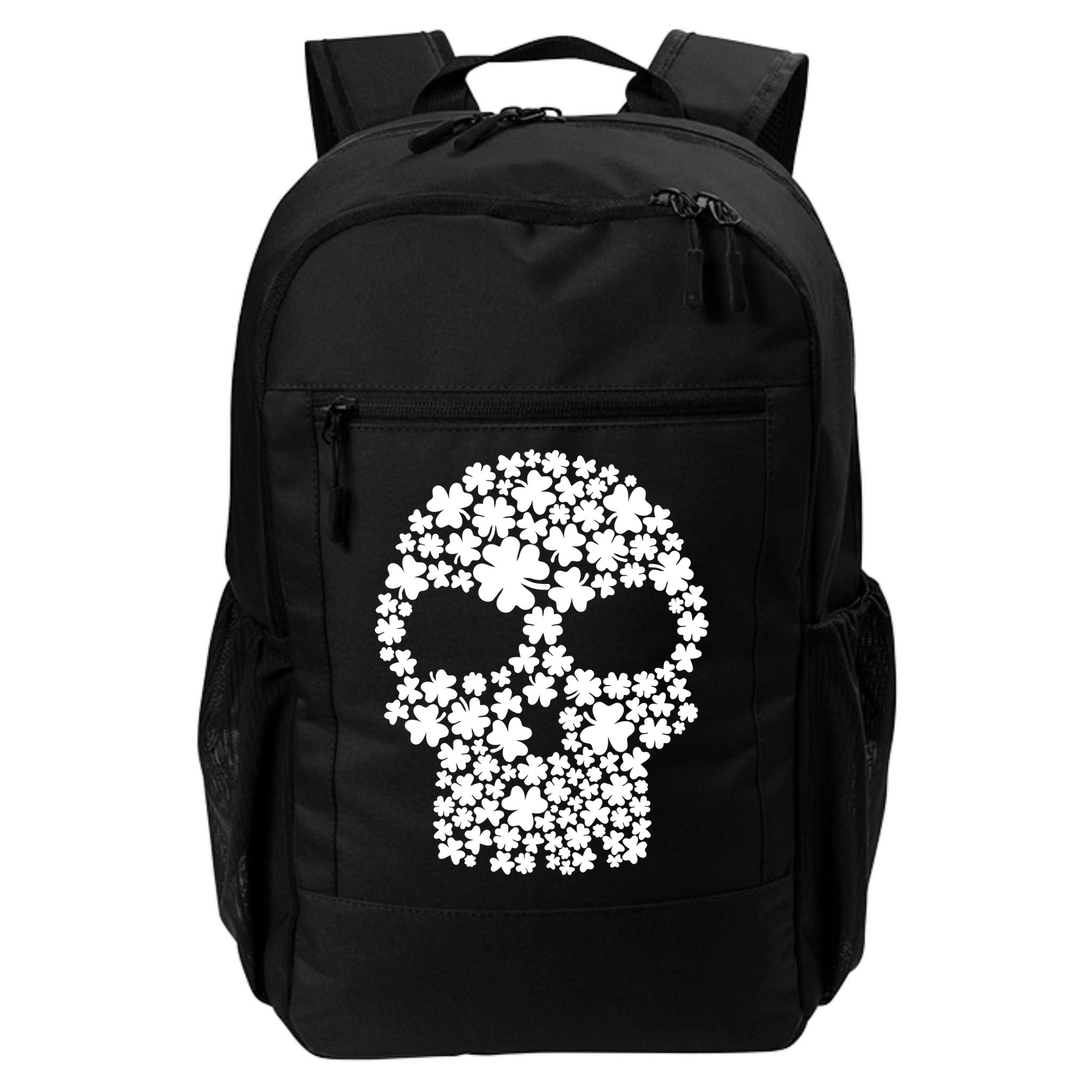 Irish Clovers St. Patrick's Day Skull Backpack