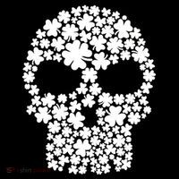 Irish Clovers St. Patrick's Day Skull 16 in Basic Backpack
