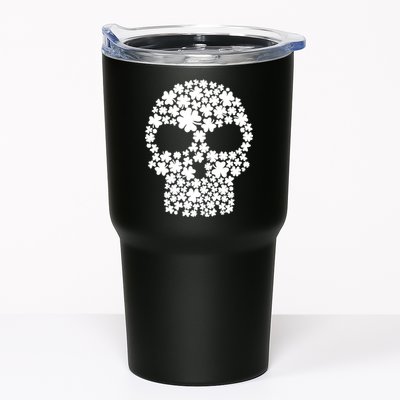 Irish Clovers St. Patrick's Day Skull Tumbler