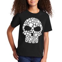 Irish Clovers St. Patrick's Day Skull Kids T-Shirt