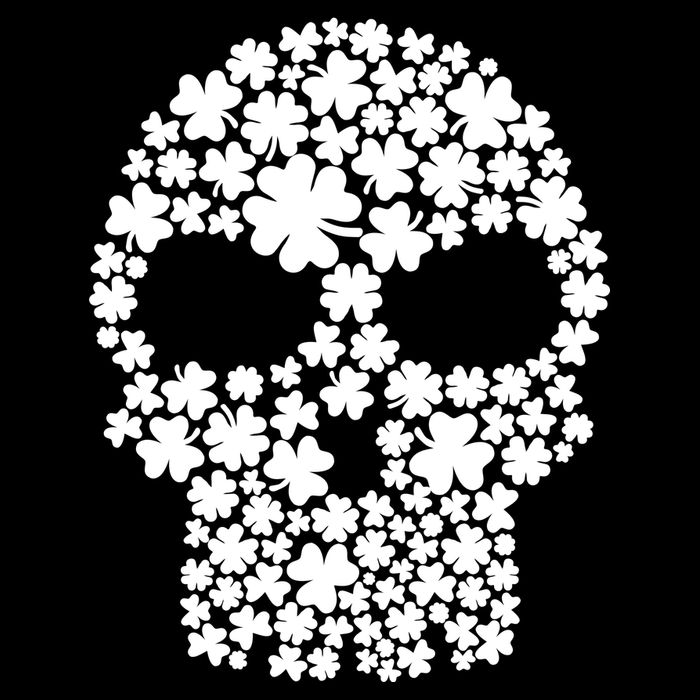Irish Clovers St. Patrick's Day Skull Kids T-Shirt