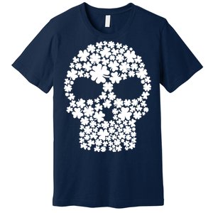 Irish Clovers St. Patrick's Day Skull Premium T-Shirt