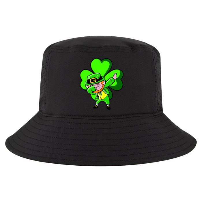 Irish Dabbing Leprechaun Clover Cool Comfort Performance Bucket Hat