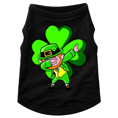 Irish Dabbing Leprechaun Clover Doggie Tank