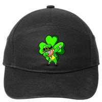 Irish Dabbing Leprechaun Clover 7-Panel Snapback Hat