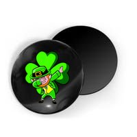 Irish Dabbing Leprechaun Clover Magnet