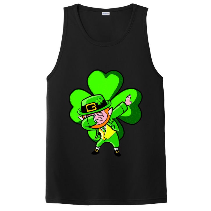 Irish Dabbing Leprechaun Clover PosiCharge Competitor Tank