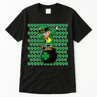 Irish Dabbing Leprechaun Shamrocks Funny Dab St. Patrick's Day Tall T-Shirt