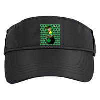Irish Dabbing Leprechaun Shamrocks Funny Dab St. Patrick's Day Adult Drive Performance Visor
