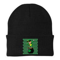 Irish Dabbing Leprechaun Shamrocks Funny Dab St. Patrick's Day Beanie
