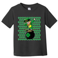 Irish Dabbing Leprechaun Shamrocks Funny Dab St. Patrick's Day Toddler T-Shirt