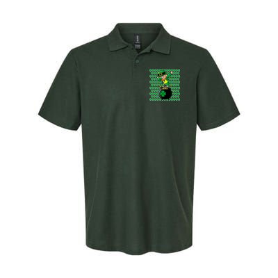 Irish Dabbing Leprechaun Shamrocks Funny Dab St. Patrick's Day Polo